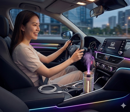 LuxeDrive Diamond LED Car Diffuser – Turn Your Drive Into A Luxury Experience