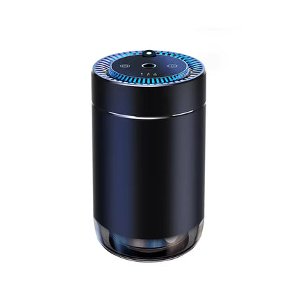 Transform Your Drive with the Smart Car Air Freshener - USB Rechargeable Fragrance Diffuser with Adjustable Intensity and Projector Light