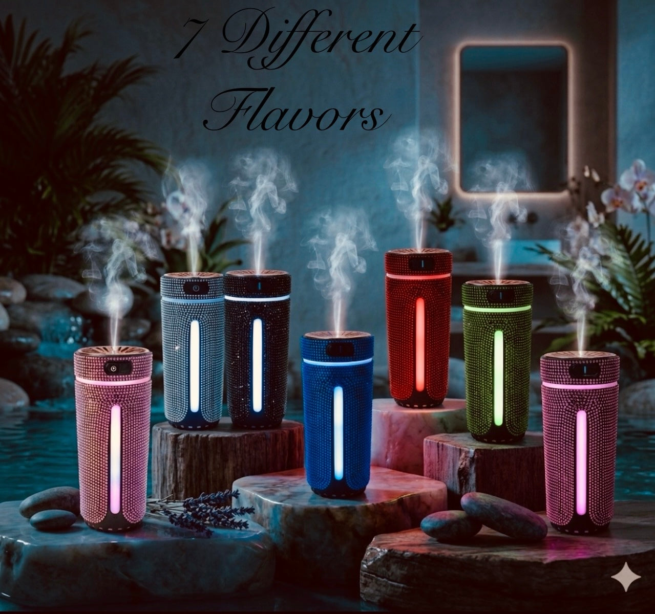 LuxeDrive Diamond LED Car Diffuser – Turn Your Drive Into A Luxury Experience